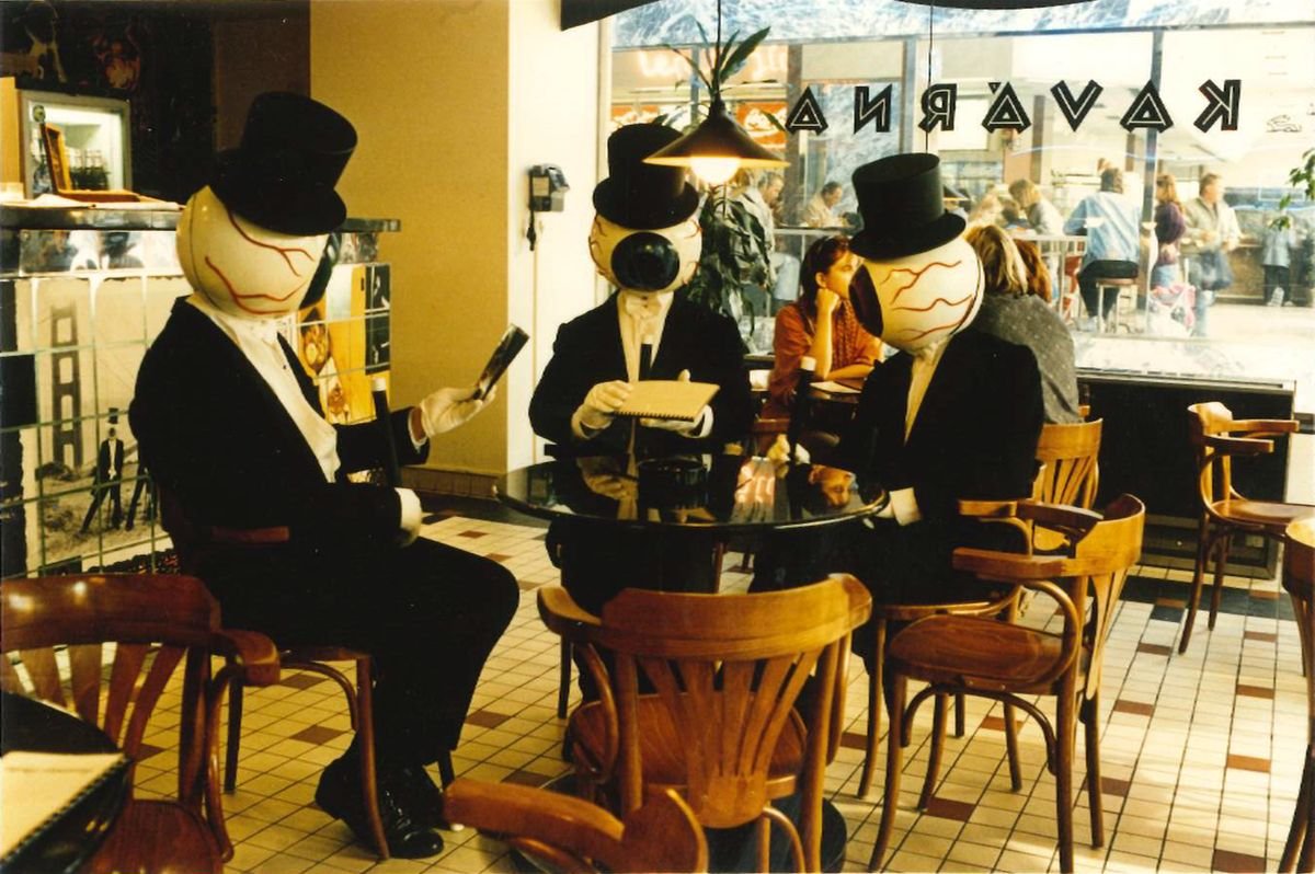 FOTOGALERIE: The Residents v Praze v roce 1995