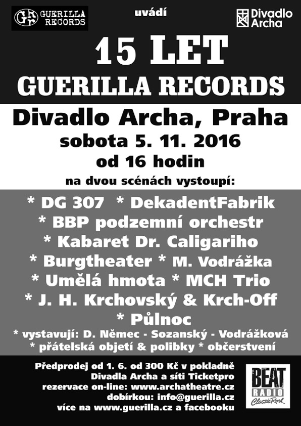 Guerilla Records v Divadle Archa